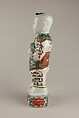 Figure of a Boy, Porcelain with famille verte enamels, China