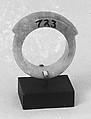 Finger ring, Jadeite, light emerald green and white, China