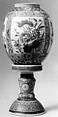 Lantern (one of a pair), Porcelain painted in famille verte enamels, China