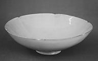 Lobed bowl, Porcelain with white glaze (Ding ware), China