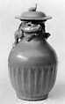 Covered Jar, Porcelanous ware with celadon glaze, China