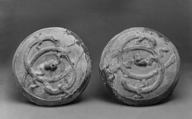 Lid with dragon, Earthenware, China