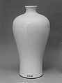 Meiping vase, Porcelain with underglaze incised decoration (Jingdezhen ware), China