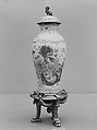 Covered Jar, Porcelain painted in overglaze famille rose enamels, China