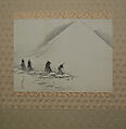 Mt. Fuji in Winter, Shibata Zeshin Japanese, Mounted and hanging scroll; ink on paper, Japan