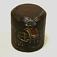 Tea caddy, Attributed to Ogawa Haritsu (Ritsuō) (Japanese, 1663–1747), Lacquer, Japan