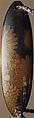 Inrō with Chrysanthemum Blossoms, Three cases; lacquered wood with gold, silver togidashimaki-e; Netsuke: wood with gold; silver maki-e birds; Ojime: cloisonné bead, Japan