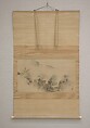 Autumn Landscape, Attributed to Okamoto Toyohiko (1773–1845), Hanging scroll; ink and color on silk, Japan