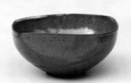 Teabowl, Setosuke  Japanese, Clay with thin glaze (Echizen ware), Japan