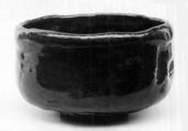Teabowl, Ubagamochi  Japanese, Clay glazed; iridescent glaze inside (Ubagamochi ware), Japan