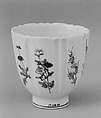 Cup, Hirasa Japanese, White porcelain decorated with colored enamels, iron red, gold and silver (Satsuma ware, early), Japan