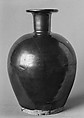 Bottle, Porcelain with brown glaze (Ding ware), China