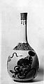 Bottle, Porcelain painted in famille verte enamels, China