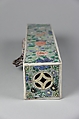 Box for Perfume (?), Porcelain painted in famille noire enamels, China