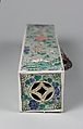 Box for Perfume (?), Porcelain painted in famille noire enamels, China