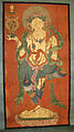 Buddhist Attendant, Color on paper, Eastern Tibet