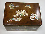 Box, Wood with mother-of-pearl, Japan