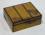 Box with tray, Lacquer, Japan