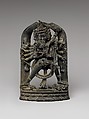 Twelve-Armed Chakrasamvara and His Consort Vajravarahi, Phyllite, India (West Bengal) or Bangladesh