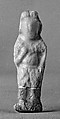 Minature standing figure, Stoneware with white glaze, China