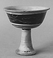 Cup on High Foot, Pottery (Cizhou ware), China