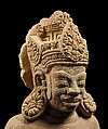 Enthroned Planetary Deity, Sandstone, Central Vietnam