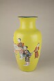 Vase, Porcelain painted in famille rose enamels, China