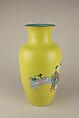 Vase, Porcelain painted in famille rose enamels, China