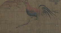 Death of the Historical Buddha (Nehan-zu), Hanging scroll; ink, color, and gold on silk, Japan