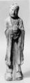 Statuette of Buddhist Disciple, Polychromed wood, China