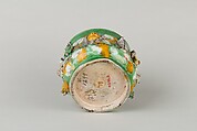 Bowl with Eight Immortals, Porcelain with polychrome enamels on the biscuit, China