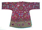Woman's Wedding Coat, Silk, metallic thread, China