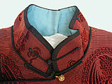 Sleeveless Jacket, Silk , uncut silk velvet and metal, China