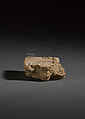 Fragment of a casting model with dragon motif, Earthenware, China