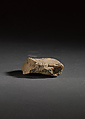 Fragment of a casting model with dragon motif, Earthenware, China