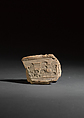 Fragment of a casting mold with dragon motif, Earthenware, China