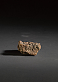 Fragment of a casting mold with dragon motif, Earthenware, China