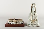 Figure of Guanyin, Pottery (Yingqing ware), China