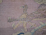 Fragment, Silk, metallic thread;  lined with silk, China