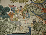 Dragon-boat festival performance, Unidentified artist Chinese, Silk and metal thread tapestry (kesi), China