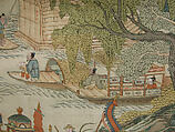 Dragon-boat festival performance, Unidentified artist Chinese, Silk and metal thread tapestry (kesi), China