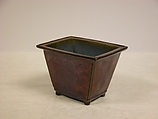 Flower Pot, Stoneware with blue and purple glazes (Jun ware), China