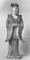 Civil official, Earthenware with pigment, China