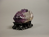 Covered box, Amethyst quartz, China
