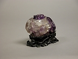 Covered box, Amethyst quartz, China