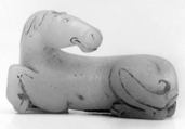 Horse Figure, Glass, China