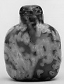 Snuff Bottle, Agate with glass stopper, China