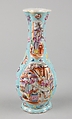 Vase with ladies and boys, Porcelain painted in overglaze polychrome enamels (Jingdezhen ware with Canton enamels), China