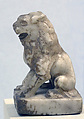 Seated Lion, Marble, China