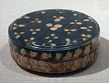 Box, Earthenware with three-color (sancai) glaze, China